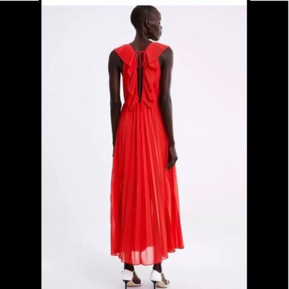💋Zara Ruffled Maxi Dress 💋 - Picture 3 of 10